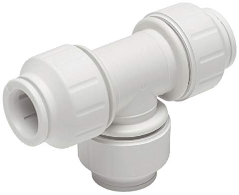 JG Speedfit PEM0210W - Steckverbinder T-Stück Ø 10 x 10 x 10 mm - für Speedpex- und Cu-Rohr - DVGW zugelassen