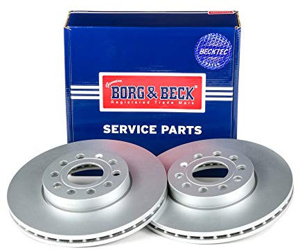 Borg & Beck BBD4315 Brake Disc Pair To Fit Audi VW A3 Golf 02-