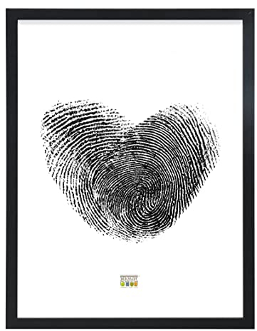 Deknudt Frames S44CF2 Basic Cadre Photo Bois/MDF Noir Fin 40 x 60 cm
