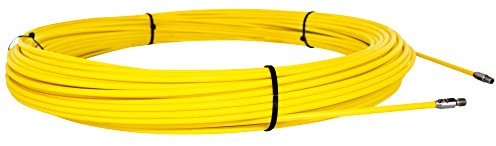Runpotec 20312 - Recambio Guia Pasacables de fibra de vidrio de 4,5 mm de grosor y 40 m, con manguitos extremos con rosca RTG de 6 mm