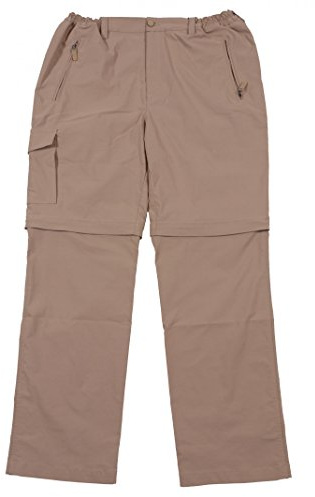 Abraxas Outdoor Zipp-Off-Hose großen Größen, schwarz
