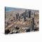 Premium Textil-Leinwand 75 x 50 cm Quer-Format Blick vom Burj Khalifa | Wandbild, HD-Bild auf Keilrahmen, Fertigbild auf hochwertigem Vlies, Leinwanddruck von Peter Härlein
