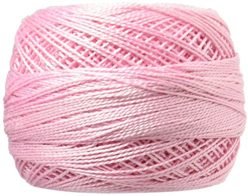 DMC Pearl Cotton Ball Size 12 141yd-Light Mauve