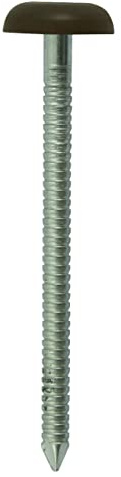 TIMCO Polymer Headed Nail - 65mm - Mahogany - Box of 100