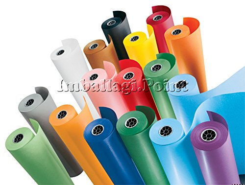 1 Rolle Geschenkpapier Uni Weihnachten Geburtstag Alt. 70 cm x 50 mt Blau