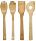 JJA 724260 Ustensile de Cuisine Bambou 4 Pièces