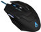 THE G-LAB - Kult 80 Souris Gaming Professionnel | 6-Boutons | USB | Revêtement Soft-touch | 2400 dpi | Rétroéclairage 6-Couleurs | Compatible avec Windows & Mac | Accessoires Gaming