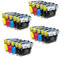 20x XL hochwertige kompatible Druckerpatronen für BROTHER kompatibel zu LC1100BK LC1100Y LC1100C LC1100M LC980BK LC980Y LC980C LC980M für Brother MFC-250C MFC-255CW MFC-290C MFC-295CN MFC-297C MFC-490CN MFC-5490CN MFC-5890CN MFC-790CW MFC-795CW MFC-6490CW MFC-6890CDW MFC-990CW DCP-145C DCP-163C DCP-165C DCP-167C DCP-185C DCP-195C DCP-365CN DCP-373CW DCP-375CW DCP-377CW DCP-383C DCP-385C