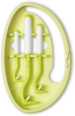 Tick Twister® ClipBox mit 3 Zeckenhaken – Entfernt Zecken bei Hunden, Katzen, Pferden und Menschen – Original (Grün)