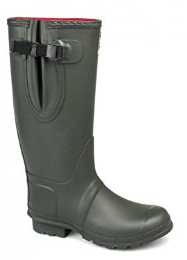 Stivali di gomma, isolati, W258E, Verde (Dark Olive), 40