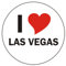 INDIGOS UG Auto Aufkleber I Love Las Vegas 8 cm - Autoaufkleber - KFZ Sticker selbstklebend - für Motorrad, Fenster oder Heckscheibe - wetterfest & UV-beständig