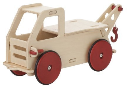 MOOVER Toys Baby Lastwagen Rutscher natur/Baby Truck natural - zerlegbar