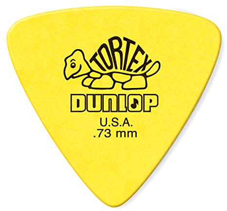 JIM DUNLOP Plektrum Tortex Triangel 0,73mm 72 Stück