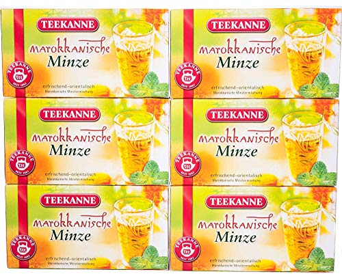 Teekanne Marokkanische Minze, 6er Pack (6 x 20 Teebeutel), 6 x 36 g