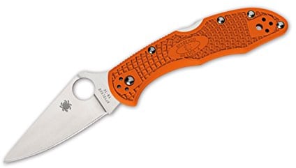 Spyderco Delica FRN 01SP739 Couteau de Poche Orange