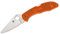 Spyderco Delica FRN 01SP739 Couteau de Poche Orange
