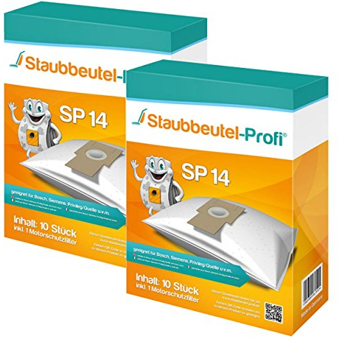 20 Staubsaugerbeutel geeignet für Privileg Megaclean 3 von Staubbeutel-Profi®