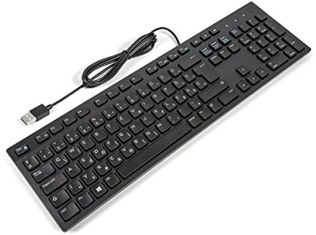 DELL KB212-B - Tastiera USB, colore: Nero