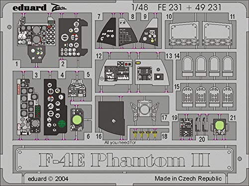 Eduard Accessories FE231 Modellbauzubehör P-4E Phantom II