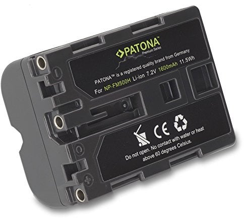 PATONA 1167 Lithium-ION 1600mAh 7.2V Batterie Rechargeable - Batteries Rechargeables (1600 mAh, 11,5 Wh, Lithium-ION (Li-ION), 7,2 V, Noir)