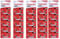 Toshiba LR41 AG3 Alkaline 1.5 Volt Batteries 50 Pack