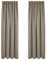 Deconovo Gardinen Blickdicht Dicke Vorhänge Kräuselband Vorhang Verdunkelung gegen Kälte, 245x140cm(HöhexBreite), Taupe, 2er Set