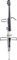 STAGG ECL 4/4 WH Cello Weiss mit Tasche