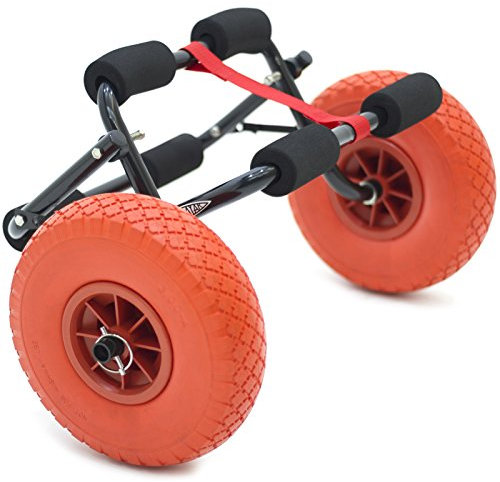 Conwy Kayak Foldable Canoe Cart Trolley 100kg Load Puncture Proof Tyres Canoe SUP Windsurf K3