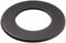 KaminoFlam® Rosette Senotherm schwarz 120 mm