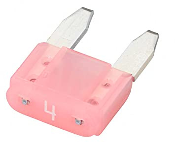 HELLA 8JS 728 596-121 Sicherung - Mini-Flachstecksicherung - 4A - rosa - Menge: 50