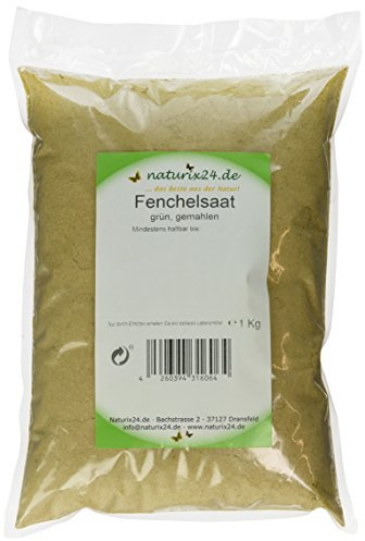 Naturix24 Fenchel Süß Gemahlen, 1er Pack (1 x 1 kg)