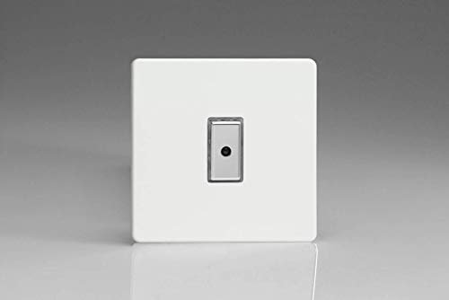 Varilight JDQE101S Dimmer Switch Premium White 1 Gang