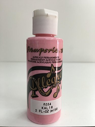 Colore Acrilico Allegro Stamperia da 59 ml (Rosa)