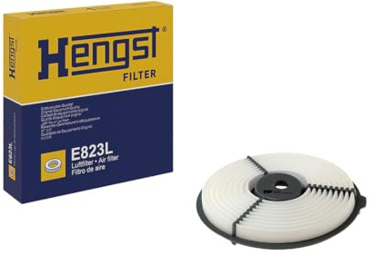 HENGST - Luftfilter E823L - Luft-Filtereinsatz für KFZ - Hochwertiger Motorluftfilter für Otto- oder Dieselmotor - Schutz für Motoren - Wasserbeständig
