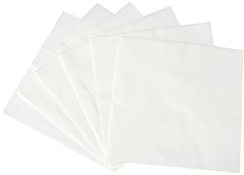 Fsmisc CPD32101 40 x 40 cm 2-Ply Napkins Ideal for Office/ Catering, Pack of 100, White