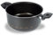 ALLUFLON Costanza Casseruola 24cm, Alluminio Alimentare, Nero, 24 cm