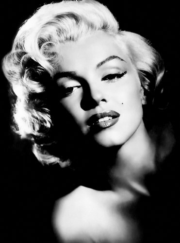 Großes Leinwandbild, Kunstdruck, Motiv Marilyn Monroe, Schwarz/Weiß, 76.20 X 50.80 Cm zum Aufhängen