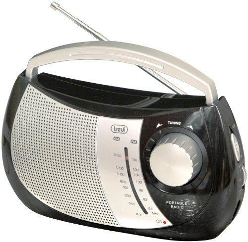 Trevi RA 764 Portátil Negro - Radio (Portátil, Am,FM, 88-108 MHz, 540-1610 kHz, 0,5 W, Negro)