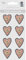URSUS Inspiration Kreativ Accessoires, 3D-Sticker Motiv 273,Herz