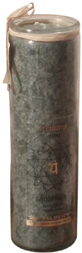 Chakra Kerzen - Palmwachs-Windlicht GRÜN Anahata-Chakra (ca. 100 Stunden Brenndauer) 1 Karton mit 12 Kerzen