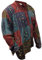 SHOPOHOLIC FASHION Herren Gestreiftes Patchwork Hippie Festival Grandad Hemd, L