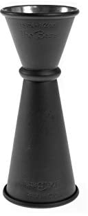 The Bars 005709 Cocktail-Messbecher, Edelstahl, Schwarz, ml 15/30, Made in Italy
