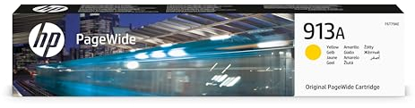 HP 913A (F6T79AE) Original Druckerpatrone Gelb für HP PageWide 352, 377 und HP PageWide Pro 452, 477