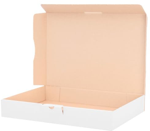 100 maxi buzones 310x225x50mm Blanco Envío Caja plegable MB-4 Caja postal, caja de envío, buzón, embalaje maxi carta, embalaje de envío, caja de cartón, caja postal