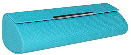 elegantes Brillenetui Sarah mit Magnetverschluss - vers. Farben türkis