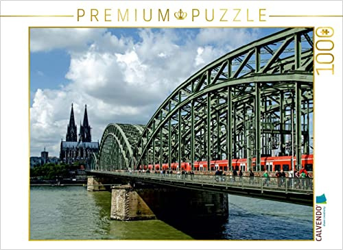 CALVENDO Puzzle Hohenzollernbrücke und Dom | 1000 Teile Lege-Größe 64 x 48 cm Foto-Puzzle für glückliche Stunden