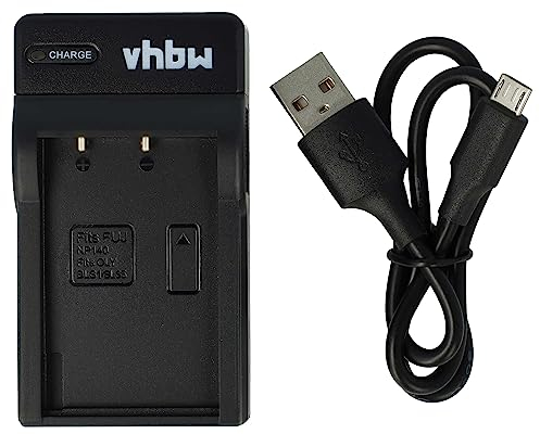 vhbw USB Ladegerät kompatibel mit Olympus Pen E-P1, E-P2, E-P3, E-P7, E-PL1, E-PL3, E-PL5 Kamera Camcorder-Akku - Ladeschale, Ladekontrollanzeige