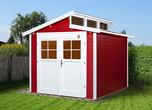 weka Gartenhaus 226 Gr.2, schwedenrot, 21 mm