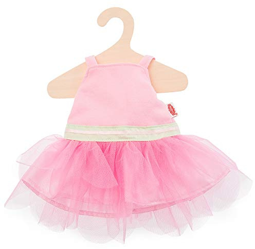 Heless 1420 - Ballerina-Kleid für Puppen mit Tüll-Tutu und eingenähtem Body, Größe 28 - 33 cm