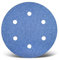 MENZER Blue Klett-Schleifscheiben, 150 mm, 6-Loch, f. Exzenterschleifer, Zirkonkorund (25 Stk.) K40